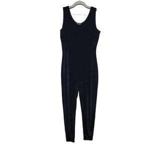 Moda International | Vintage Women's Black Velvet Cat Suit Jumpsuit Ones…